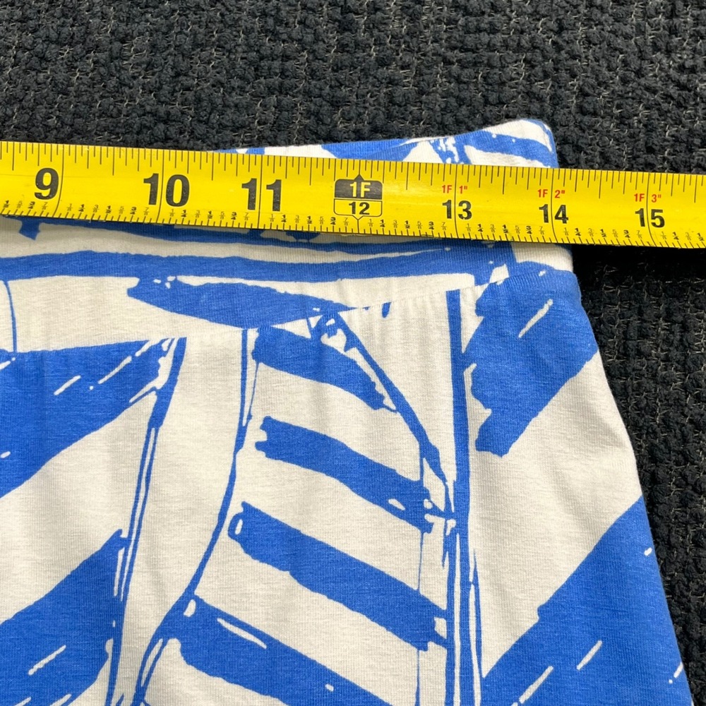 Lilly Pulitzer Nola Blue White Sailboat Maxi Skirt Small Yacht Sea Beach - Picture 5 of 6